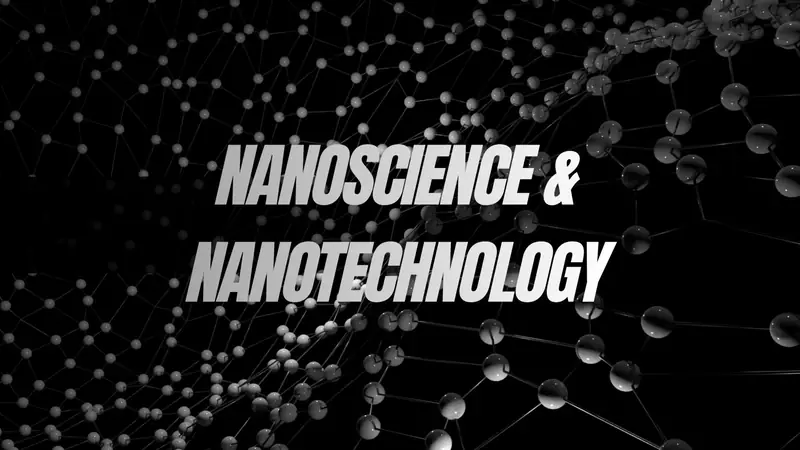 Nanoscience & Nanotechnology programme cover