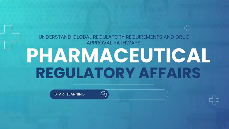 Regulatory Affairs programme cover